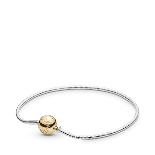 Brazalete Dos Tonos ESSENCE con broche de oro 14K