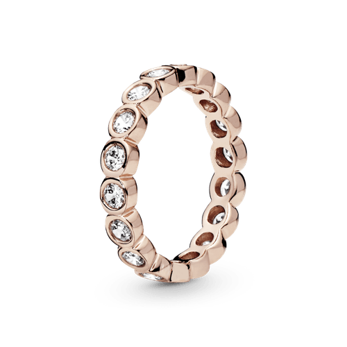 Anillo banda de piedras Pandora Timeless