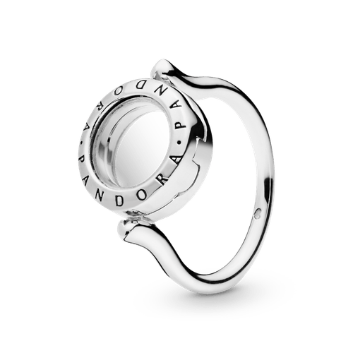 Anillo Medallón Pandora con logotipo