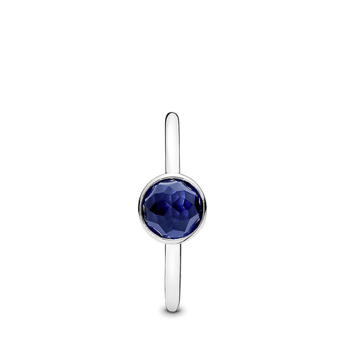 Anillo Momento de la vida, septiembre, safiro sintético