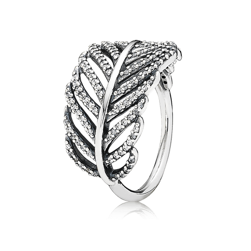 Anillo Pluma Reluciente