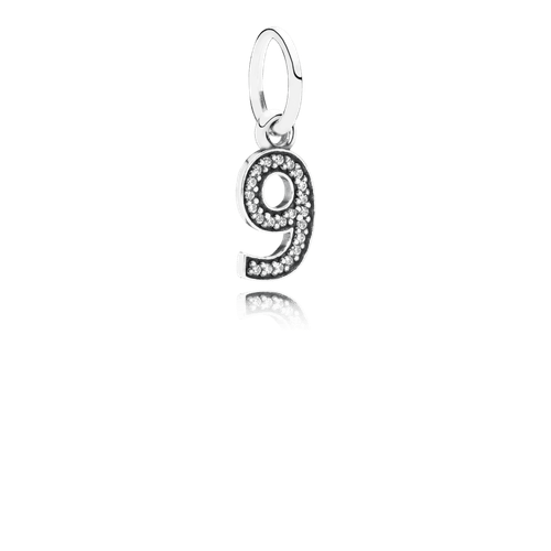 Charm colgante Número 9