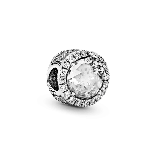Charm Copo De Nieve Con Brillo Transparente