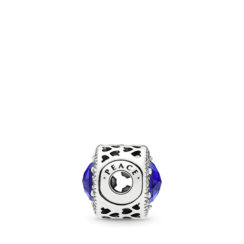 Charm Fijo Azul Reluciente Paz Essence