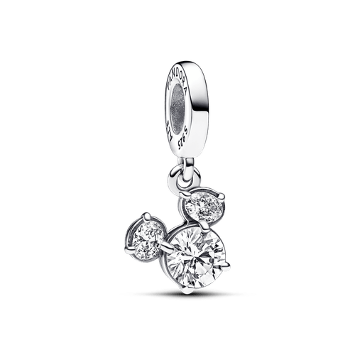 Charm Colgante Silueta Cabeza Brillante de Mickey Mouse