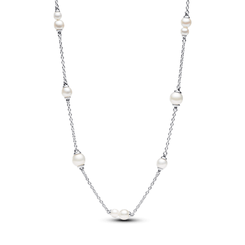 Collar de Cadena Estación Perlas Cultivadas de Agua Dulce Tratadas