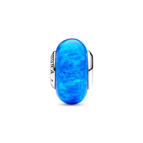 Charm Océano azul intenso opalescente Pandora Plata Esterlina