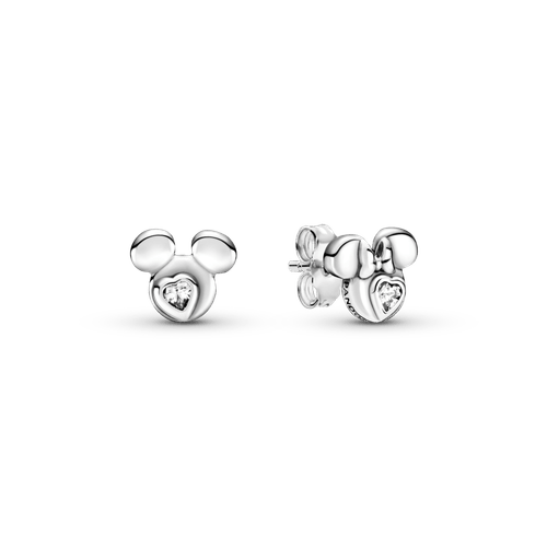 Aros de botón Siluetas de Mickey Mouse y Minnie Mouse de Disney.