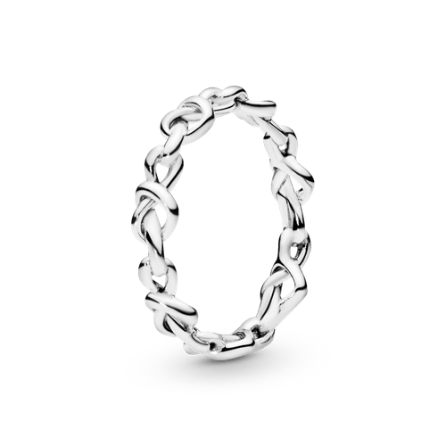 Anillo Corazones anudados