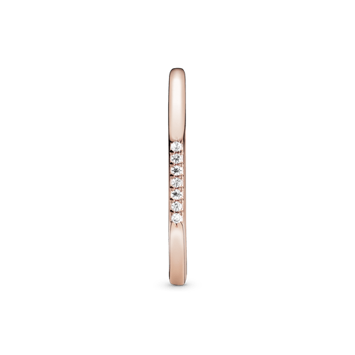 Anillo multifacetado Recubrimiento en Oro Rosa de 14k
