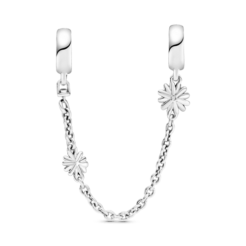 Charm Cadena de Seguridad de Margaritas