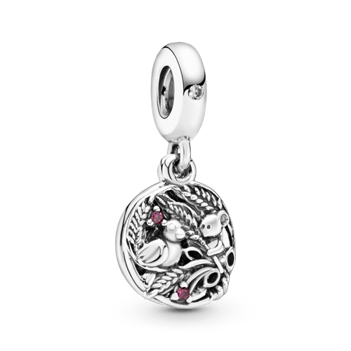 Charm Colgante Pájaro Y Ratón