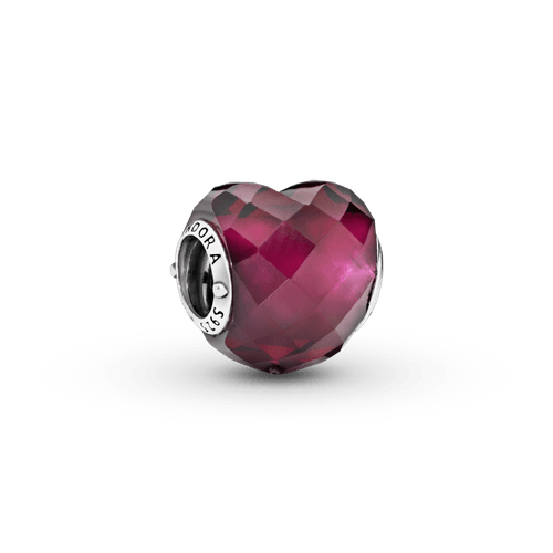 Charm Corazón Rosa fucsia