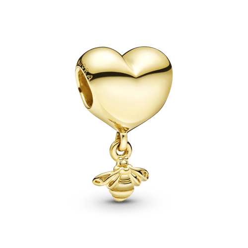 Charm Colgante Corazón Y Abeja