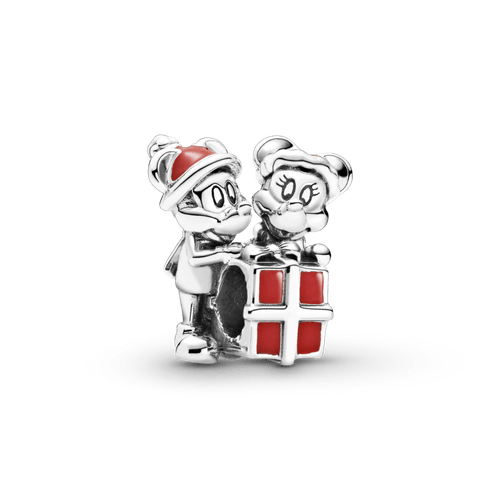 Charm Mickey Mouse Y Minnie Mouse De Disney Con Regalo