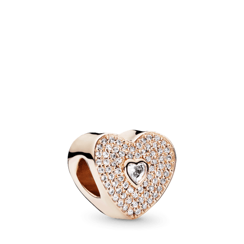 Charm Recubrimiento en Oro Rosa de 14k Cariño