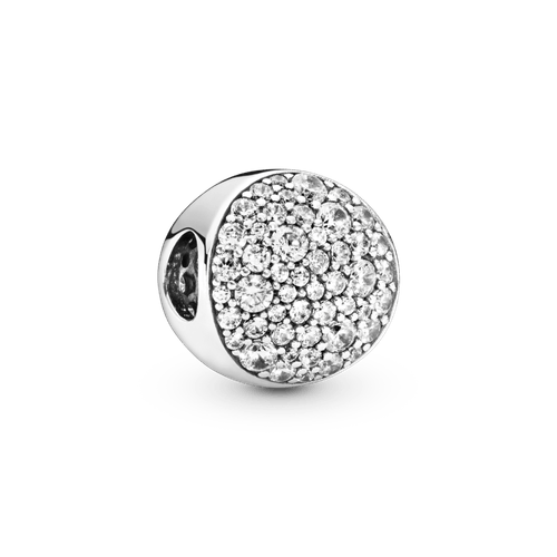 Charm redondo con pavé