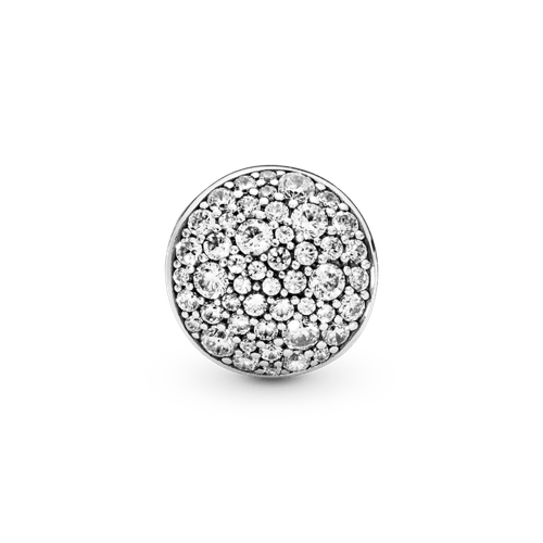 Charm redondo con pavé