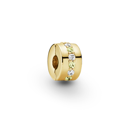 Charm Sujetador Amarillo Hilera Centelleante