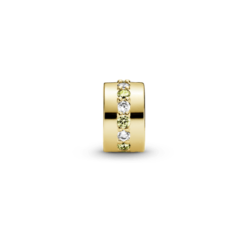 Charm Sujetador Amarillo Hilera Centelleante