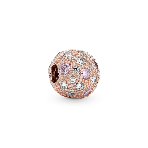 Charm Sujetador Rosa Con Textura De Abalorio