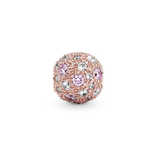 Charm Sujetador Rosa Con Textura De Abalorio