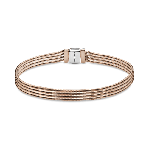 Brazalete de PANDORA Reflexions con múltiples cadenas con diseño cola de ratón