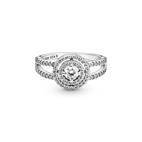 Anillo Halo Doble Resplandeciente