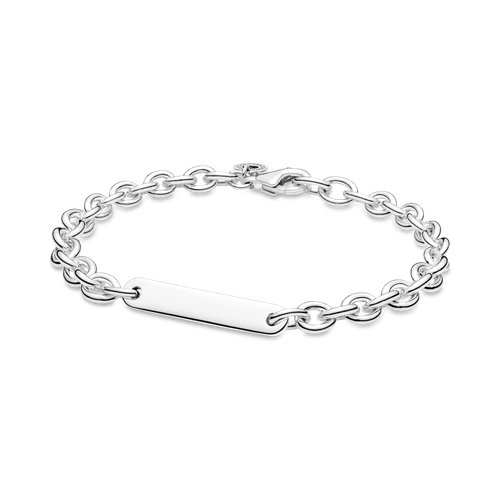 Brazalete De Eslabones Con Barra