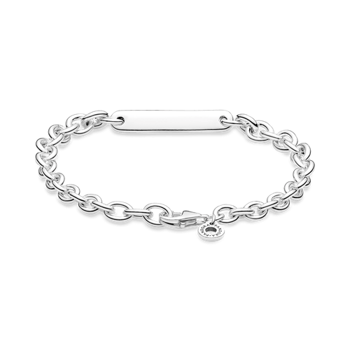 Brazalete De Eslabones Con Barra