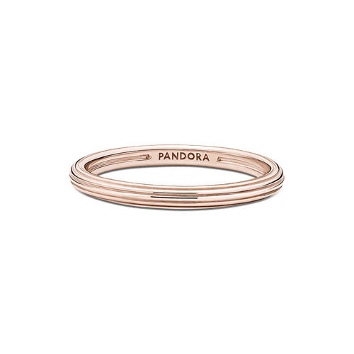 Anillo Recubrimiento en Oro Rosa De 14K Pandora Me