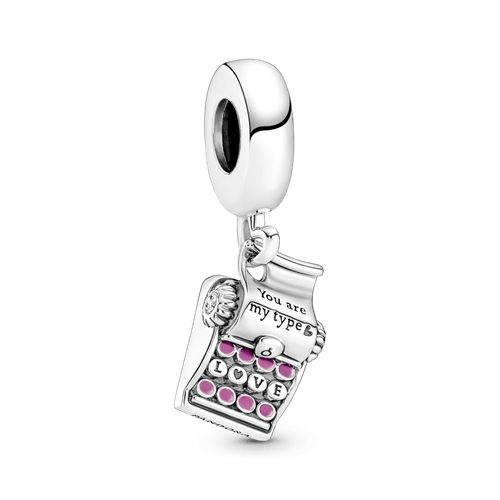 Charm Colgante Máquina De Escribir