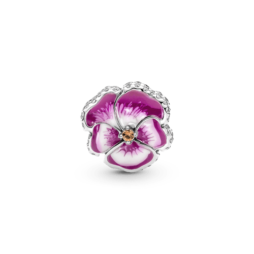 Charm Pensamiento Rosa