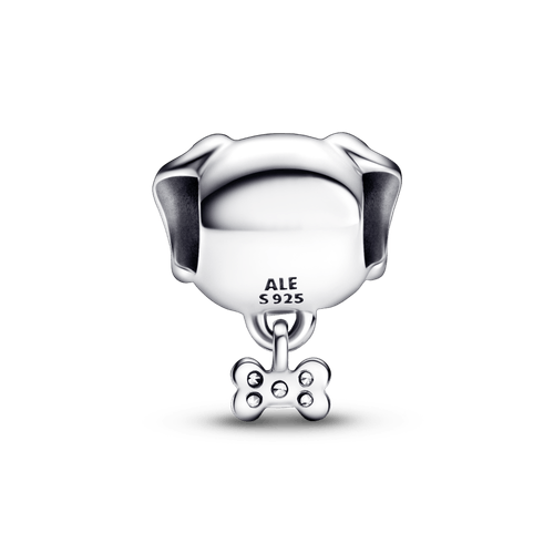 Charm Perro mascota y hueso Pandora Plata Esterlina
