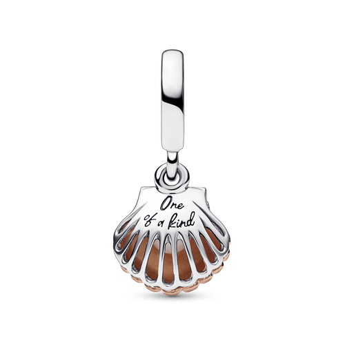 Charm colgante del Club Pandora 2023 Concha marina y perla cultivada de agua dulce tratada
