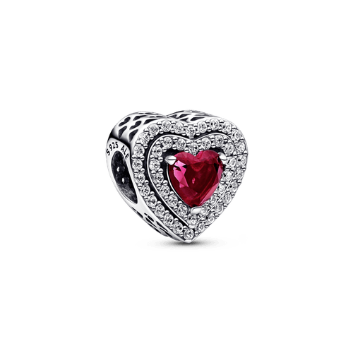 Charm Corazones relucientes en niveles