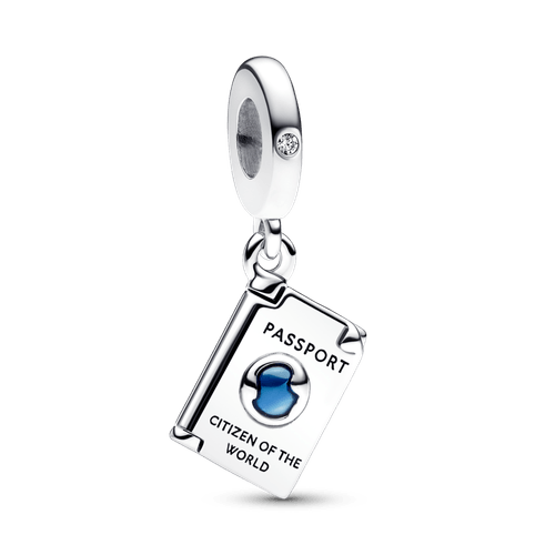 Charm Colgante Pasaporte Azul