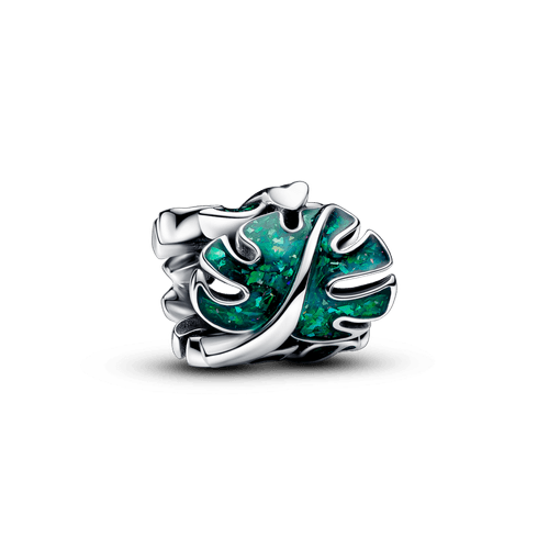 Charm Hojas de Monstera Verdes