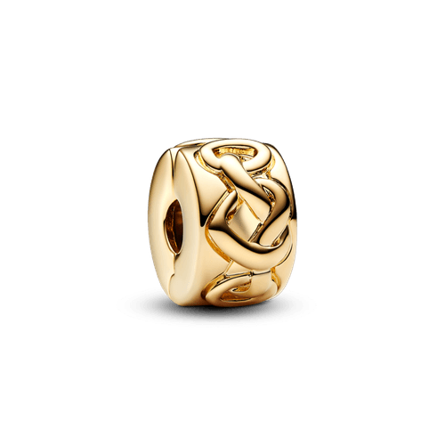 Charm de Clip Corazones Anudados
