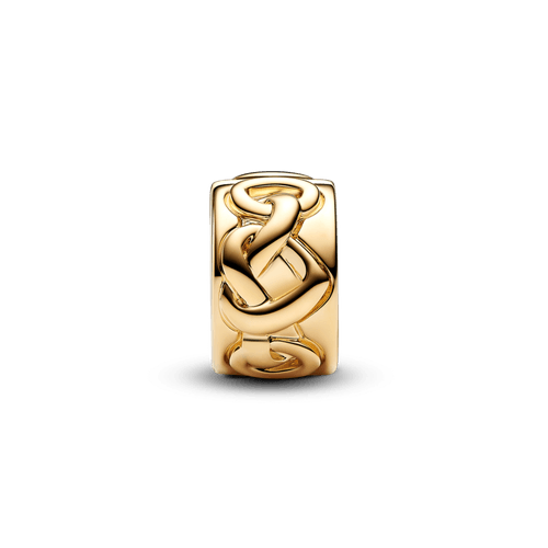 Charm de Clip Corazones Anudados