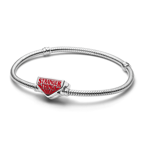 Brazalete Pandora Moments Cadena de Serpiente con Cierre de Stranger Things