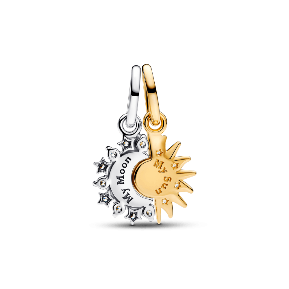 Collana con pendente a tema Sistema Solare Sole Pianeta
