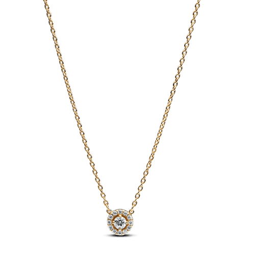 Collar Halo Redondo en Pavé