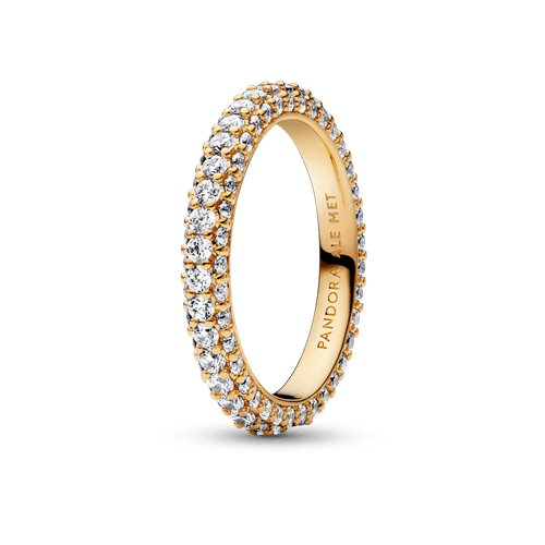 Anillo Fila en Pavé