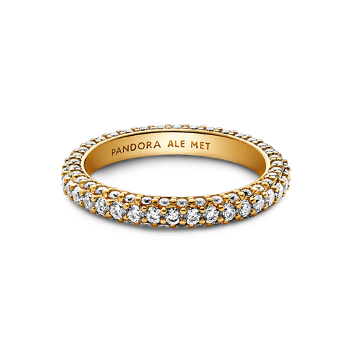 Anillo Fila en Pavé