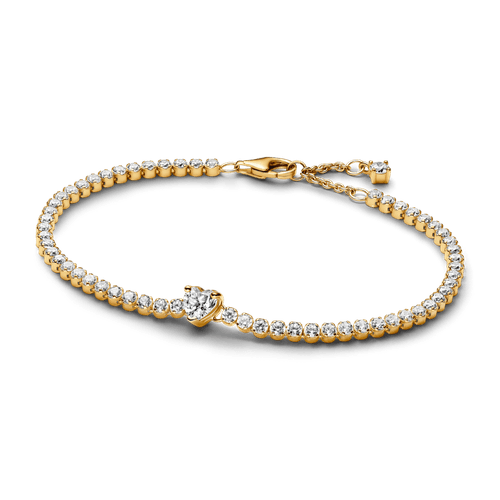 Brazalete Tenis Corazón Brillante