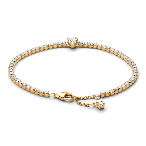 Brazalete Tenis Corazón Brillante