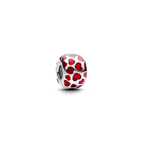 Charm de Clip Redondo Corazones