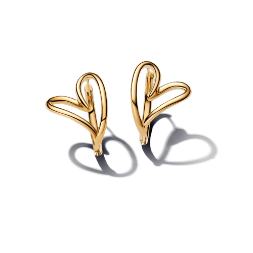 Argollas Corazón Forma Orgánica