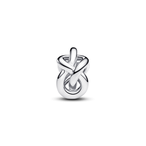Charm Nudo Infinito Plateado